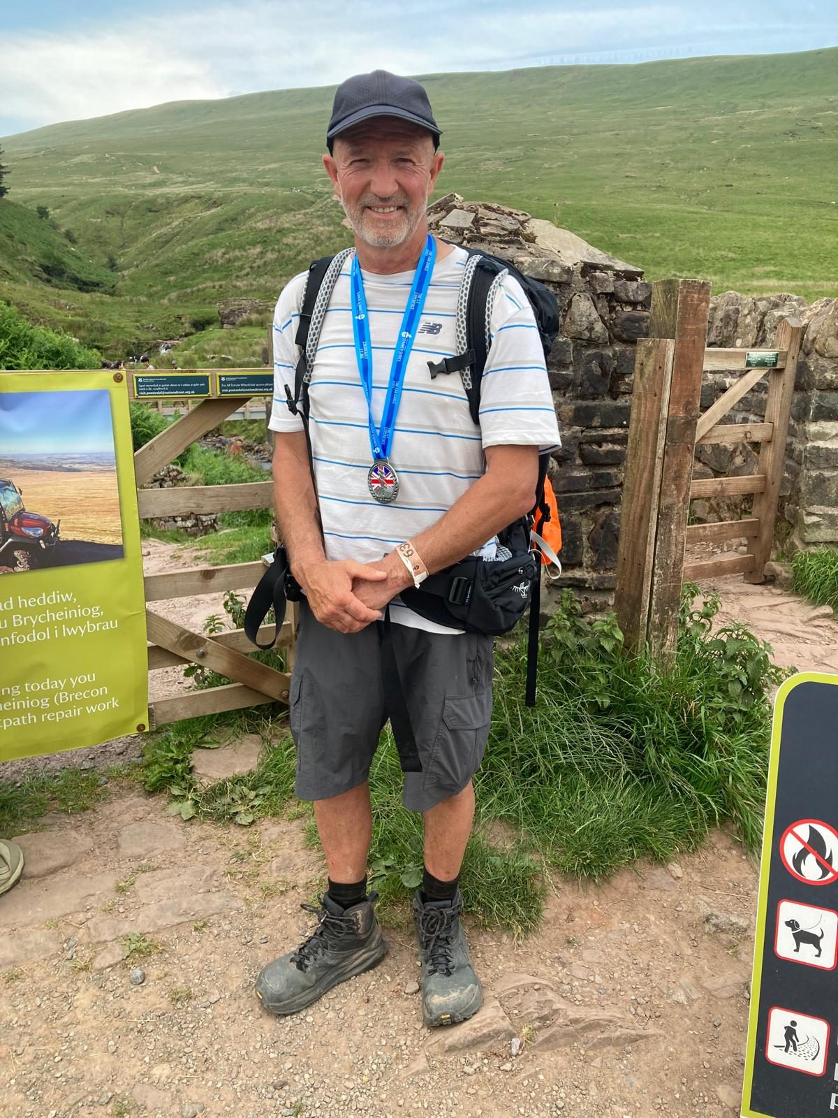 Mountain challenge medal finisher