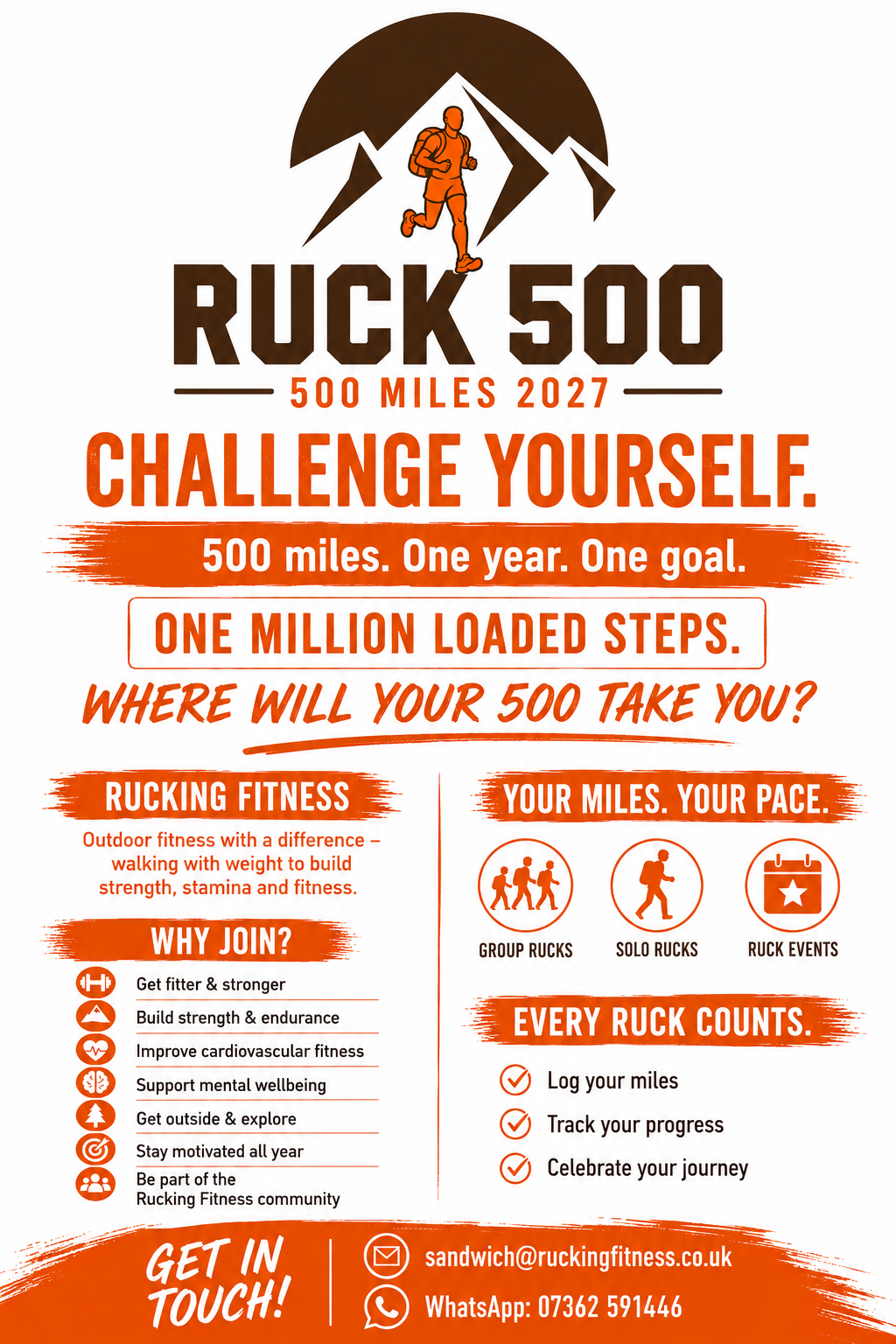Ruck 500 challenge poster for 2027